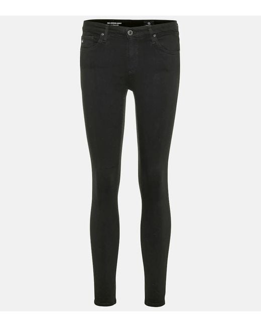 AG Jeans Black The Legging Ankle Skinny Jeans