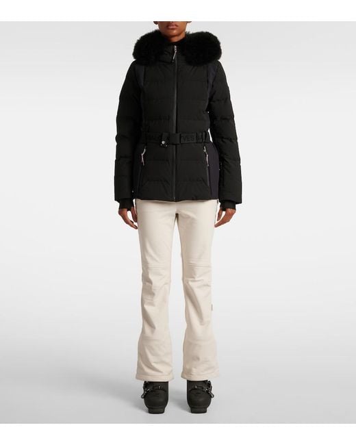 Yves Salomon Natural Logo Ski Pants
