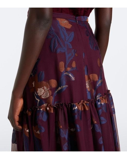 Gonna Lunga di Etro in Purple