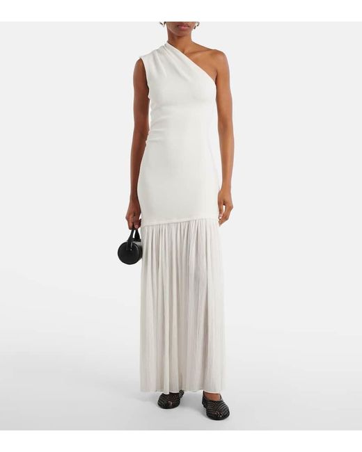 Proenza Schouler Black Tee Perforated Leather Ballet Flats