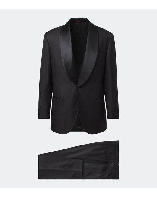 Brunello Cucinelli Black Silk Tuxedo for men