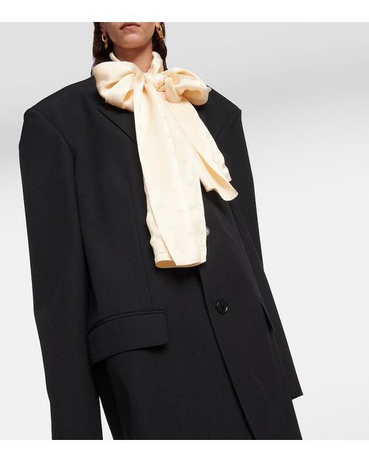 Balenciaga Black Wool Blazer