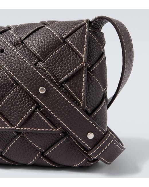 Bottega Veneta Messenger Bag Diago Aus Leder in Black für Herren
