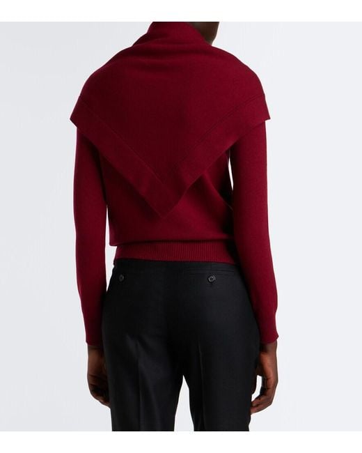 Oscar de la Renta Layered Cashmere Sweater