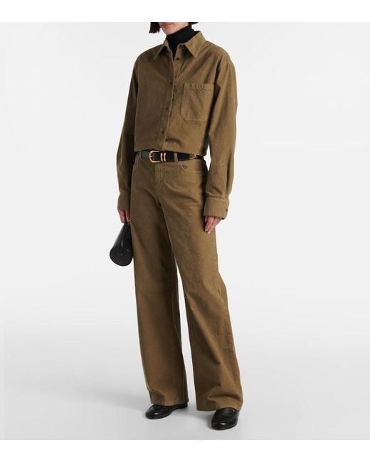The Row Natural Tan Idro Shirt