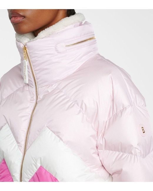 Giacca Da Sci Vanja A Zig-Zag di Bogner in Pink