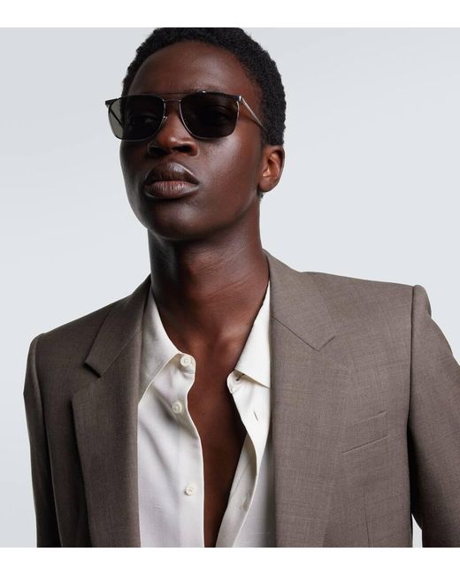 Occhiali Da Sole Aviator Sl 796 di Saint Laurent in Gray da Uomo