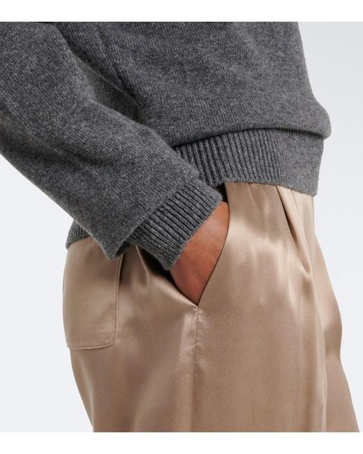 Pullover Off-Shoulder di Tom Ford in Gray