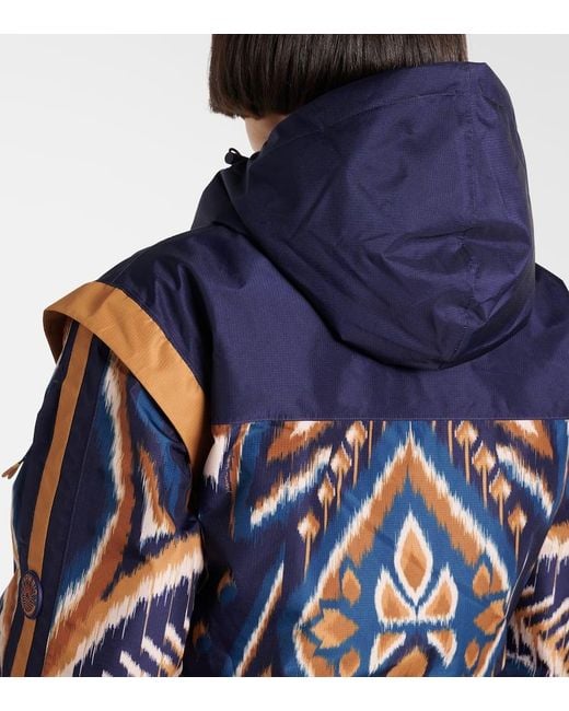 Farm Rio Blue Pineapple Ikat Ski Suit
