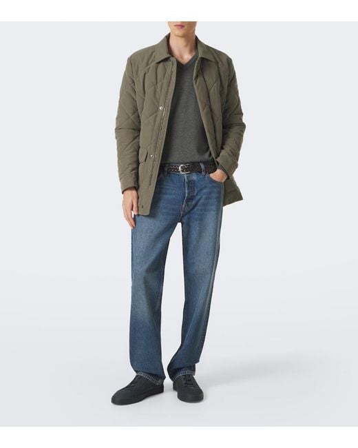 Tod's Blue Leather Sneakers for men