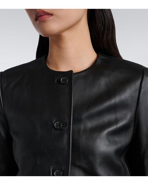 Nili Lotan Black Ophelie Leather Jacket