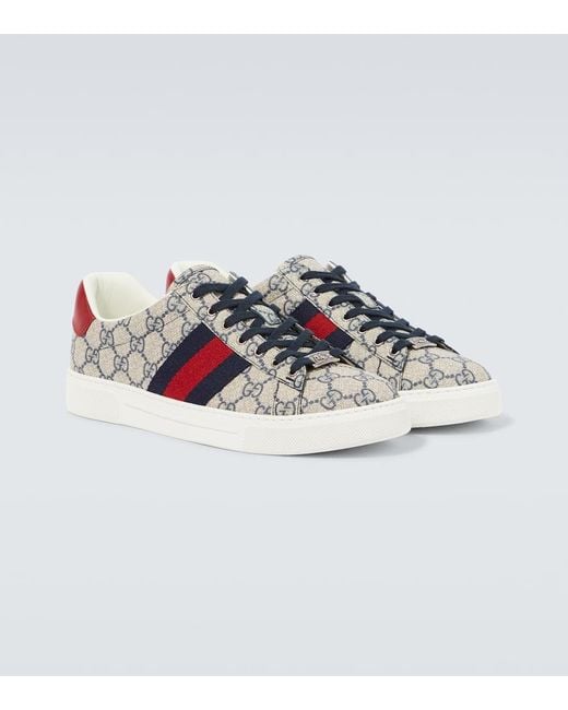 Sneaker Ace Uomo Con Dettaglio Web, Taglia di Gucci in Multicolor da Uomo