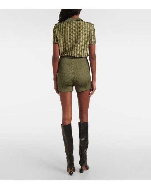 Jacquemus Green Marino Knitted Skort