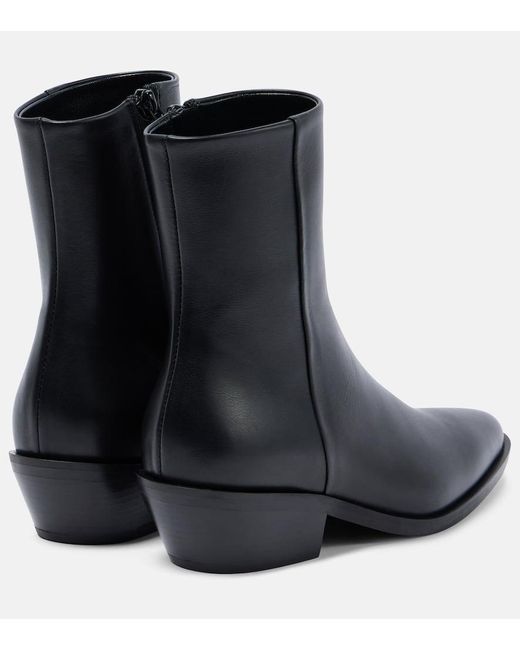 A.Emery Black Ankle Boots Hudson Aus Leder