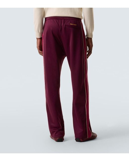 Wales Bonner Red Essence Jersey Track Pants for men