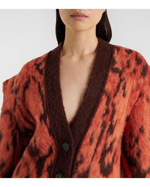 Stella McCartney Red Printed Sweater Vest