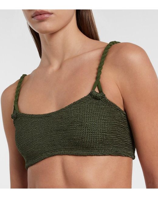 Hunza G Green Phoebe Bikini