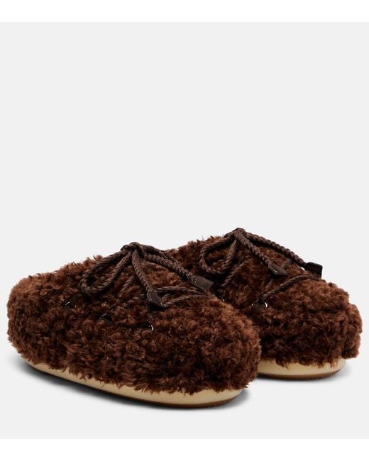 Moon Boot Brown Evx Mules