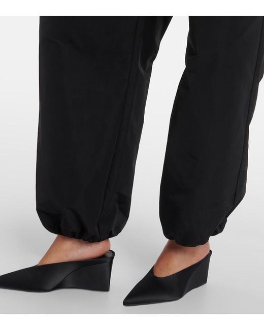 Alaïa Blue Balloon Straight Pants