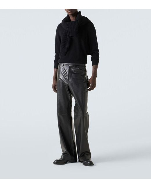 Jersey De Cachemir Allude de hombre de color Black