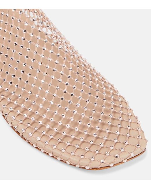 Zapatos planos Minette con cristales Christopher Esber de color Pink