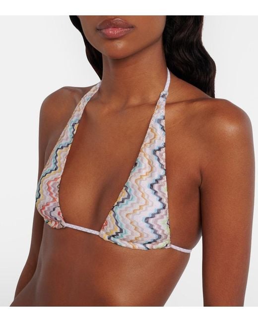 Missoni White Zigzag Bikini