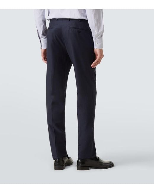 Zegna Blue Wool Suit for men