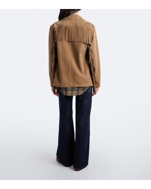 7 For All Mankind Blue Lotta Wide-Leg Jeans