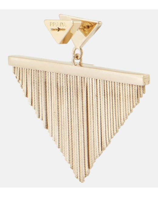 Prada Natural Ohrringe Triangle