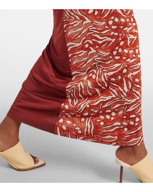Diane von Furstenberg White Chase Jersey Wrap Dress
