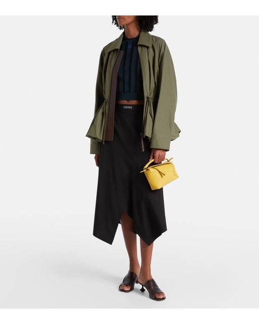 Loewe Yellow Tote Puzzle Edge Mini Aus Leder