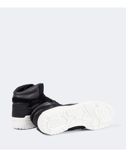 Junya Watanabe Black X New Balance 650 Suede Sneakers for men