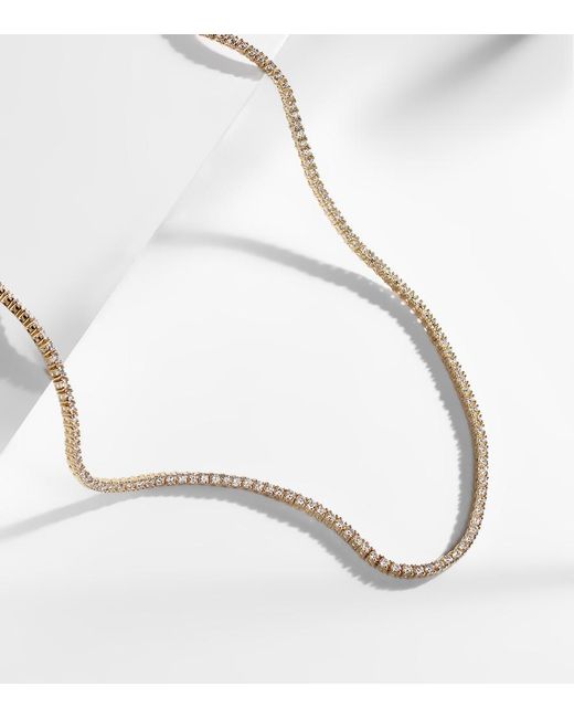 Anita Ko Metallic Hepburn 18Kt Choker With Diamonds