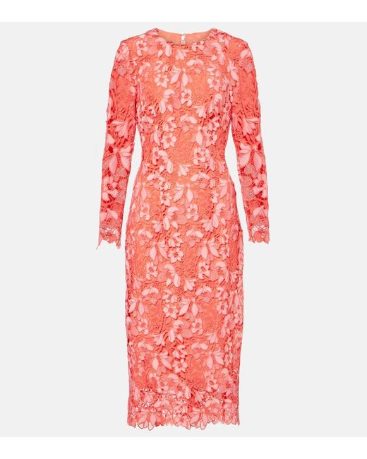 Monique Lhuillier Red Robe
