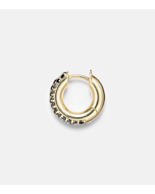 Spinelli Kilcollin White Macro Hoop 18Kt Single Earring With Diamonds