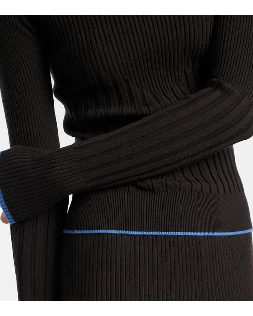 Proenza Schouler Black Label Daniella Ribbed-Knit Sweater