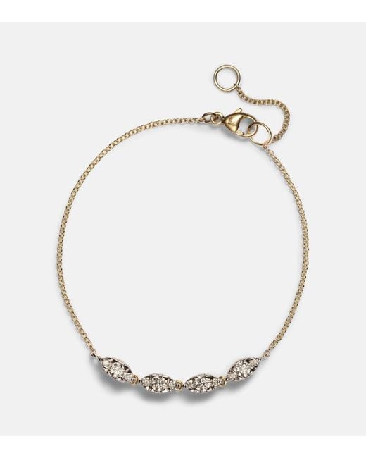 STONE AND STRAND Metallic Muse 10Kt Bracelet With Diamonds