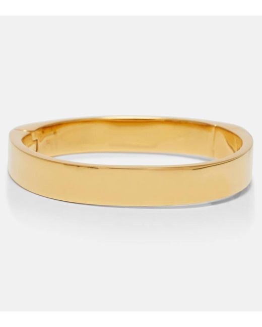 Totême  Metallic Signature 18Kt-Plated Bangle