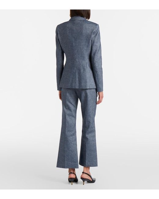Altuzarra Blue Fossett Bootcut Pants