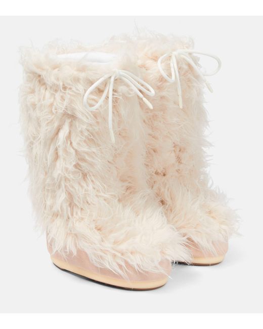 Moon Boot White Icon Yeti Knee-high Boots