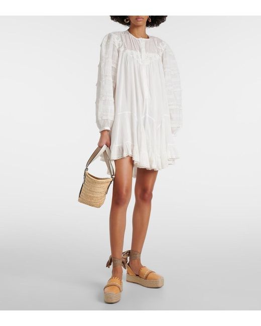 Ulla Johnson Natural Leather Platform Espadrilles
