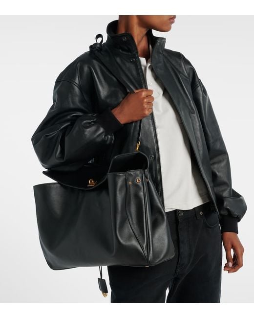 Balenciaga Black Tote Rodeo Large Aus Leder
