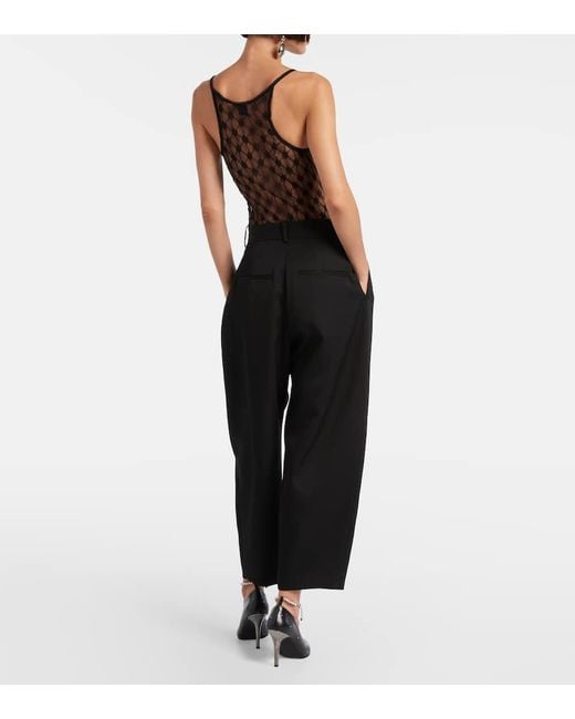 Isabel Marant Black Body Mildy Aus Spitze