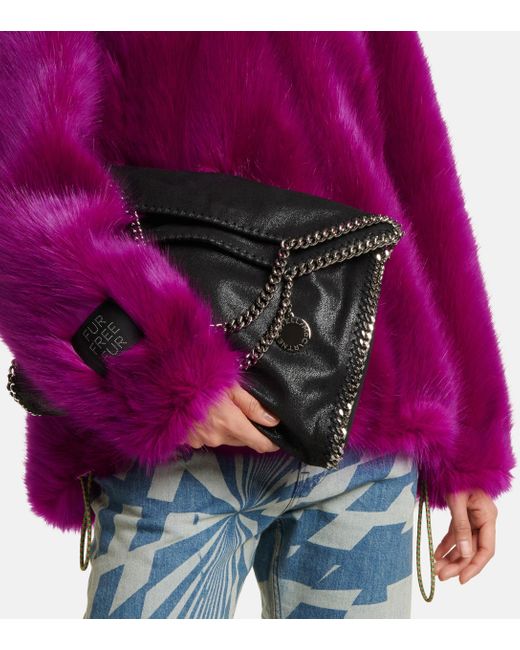 Borsa 3 Chain Falabella nera di Stella McCartney in Nero | Lyst