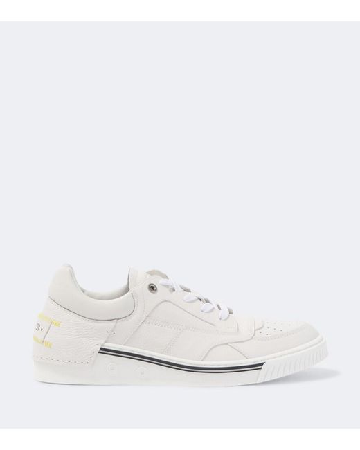 Fendi White Leather Sneakers for men