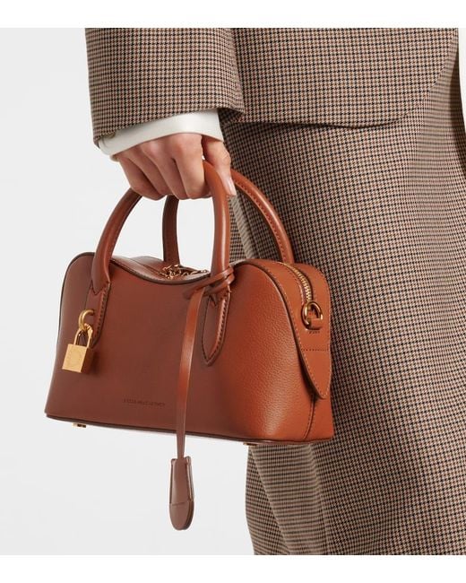 Stella McCartney Brown Schultertasche Ryder Aus Lederimitat