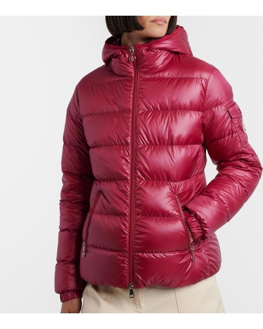 Moncler Red Glesse Down Jacket