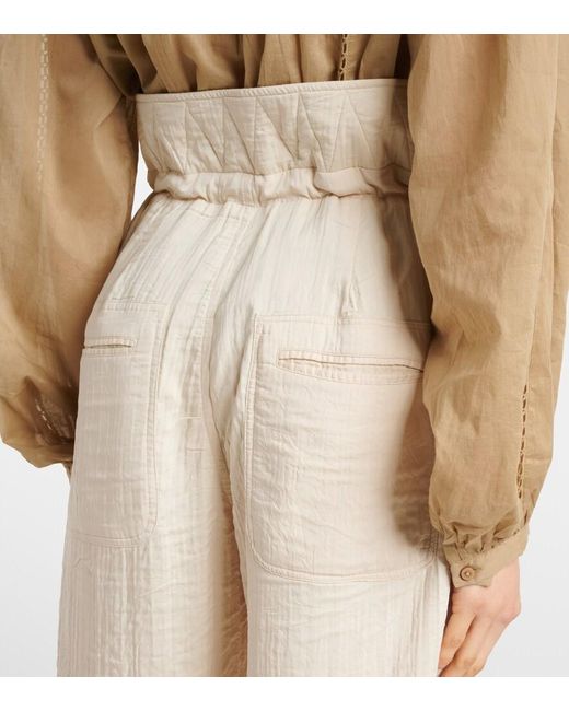 Isabel Marant Natural Serida Straight Pants