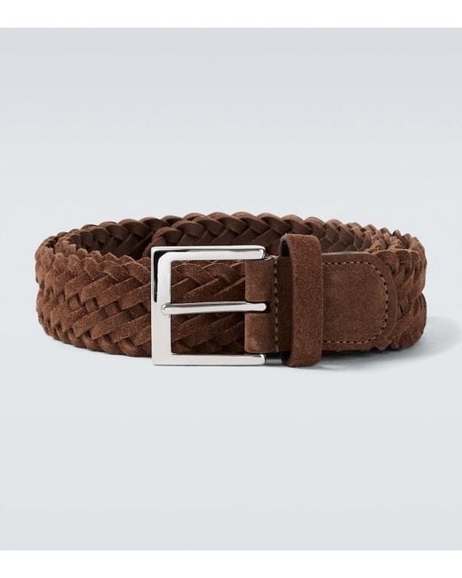 Cintura di Kiton in Brown da Uomo