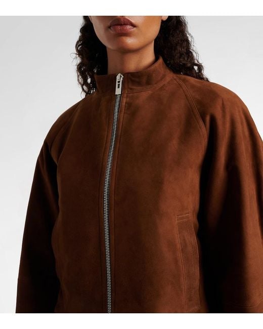 Alaïa Brown Suede Jacket